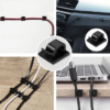 Set 15 Clip de Cable autoadhesivo 14mm, Escritorio Pared Techo Piso Abrazadera Organizador - Imagen 2