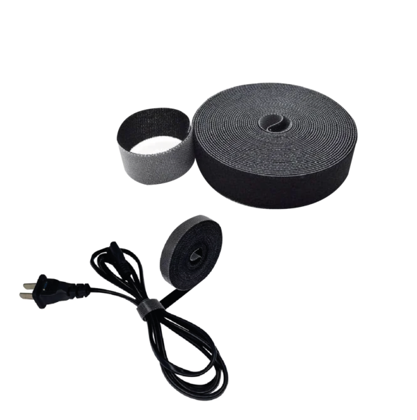 Velcro Rollo Correa Organizador para Fijar Cables Reutilizable, 5m por Rollo