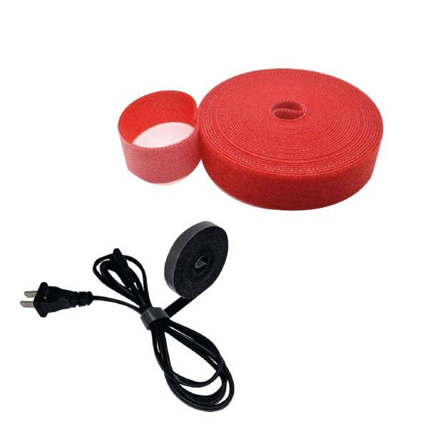 Velcro Rollo Correa Organizador para Fijar Cables Reutilizable, 5m por Rollo - Imagen 2