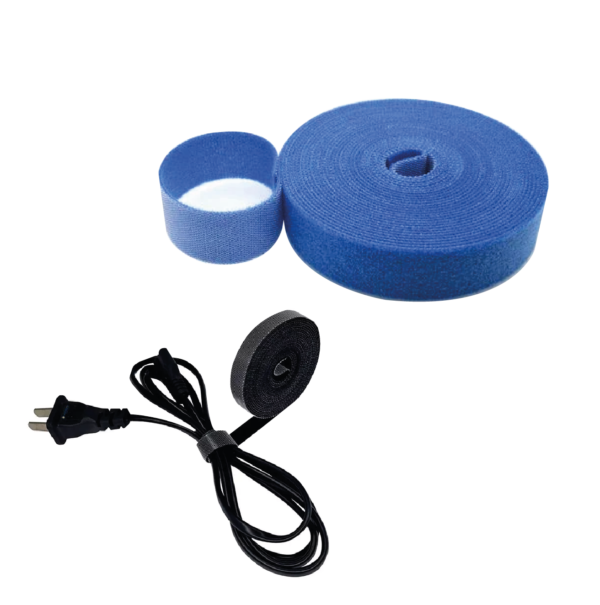 Velcro Rollo Correa Organizador para Fijar Cables Reutilizable, 5m por Rollo - Imagen 3