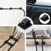Kit Organizador Gestión de Cables para Hogar y Escritorio, 8 Velcros, 12 Clips Autoadhesivo, 20 piezas - Imagen 2