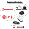Kit Organizador Gestión de Cables para Hogar y Escritorio, 8 Velcros, 12 Clips Autoadhesivo, 20 piezas - Imagen 3