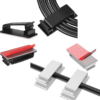 Kit Clips Organizadores de Cables Autoadhesivos para Hogar, Escritorio y Oficina, 18 piezas - Imagen 3