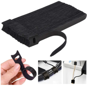 Set 60 Velcros Correas P/ Sujetar Cables Diferentes Colores Reutilizables
