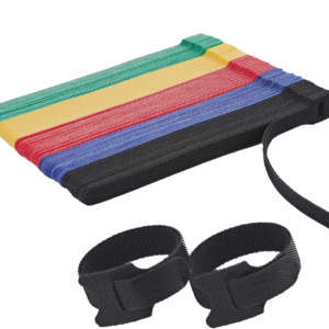Set 25 Velcros Correas P/ Sujetar Cables Diferentes Colores Reutilizables