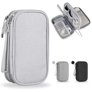Bolso Estuche De Viaje Hombre Organizador Impermeable Mujer Cosmeticos Gris