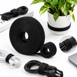 Velcro Adhesivo Cables Ancho Plantas Rollo Brida Correa Reutilizable Rey