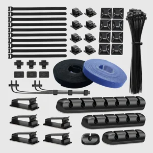 Kit Organizador De Cables Precinto Velcro Pc Escritorio X45