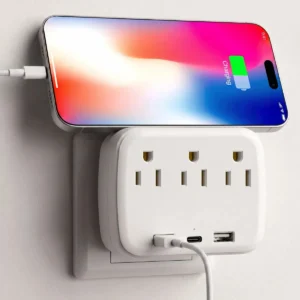 Cargador Pared Usb iPhone Pc Carga Rapida Samsung Corriente Portatil Ficha Escritorio Tipo C