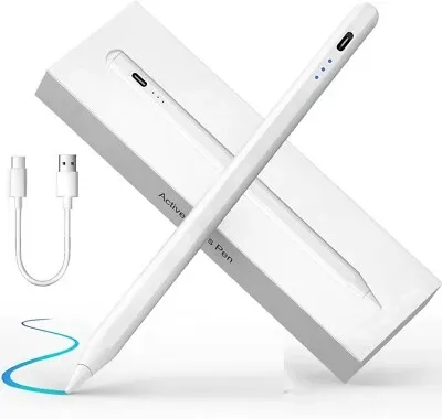Lapiz Tactil Tablet Universal Recargable con Punta Removible para iPad y Android
