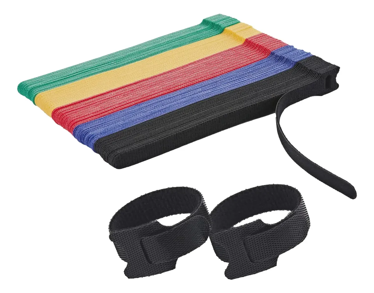 Correa Velcro Organizador Fijar Sujeta Cable Reutilizable 15