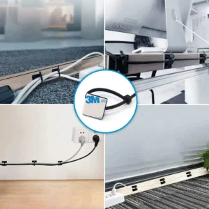 Clip Soporte De Precinto Autoadhesivo Ordenar Cable X20