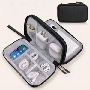 Organizador Cables Estuche Viaje Electronicos Cosmeticos Pc
