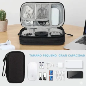 Organizador Cables Estuche Viaje Electronicos Cosmeticos Pc